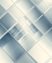 Wall Mural - a captivating composition of overlapping and geometric shapes, offering a contemporary aesthetic, id