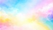 © NAPAARTMAX - Dreamy pastel clouds sky digital art ethereal aerial view serene atmosphere for relaxation