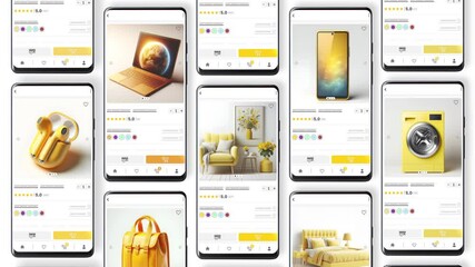 Wall Mural - Sales of e-commerce products over the phone