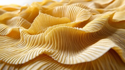 Wall Mural - Vibrant Yellow and Orange Gradient in Textured Flowing Waves