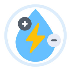Wall Mural - Electrolytes icon vector image. Can be used for Medical Tests.