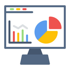 Wall Mural - dashboard icon vector image. can be used for data science.