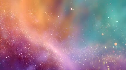 Aufkleber - Fairy colors background