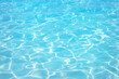 © preto_perola - Abstract blue colored water with ripples on the surface. Turquoise water with shining texture background. Top​ view​ of blue​ water.​