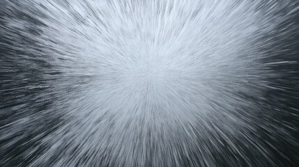 Wall Mural - abstract burst of light and motion with radial lines converging to a central point in monochrome