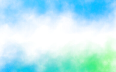 Wall Mural - transparent color smoke explosion effects background graphics. colorful clouds cutout, fog and steam