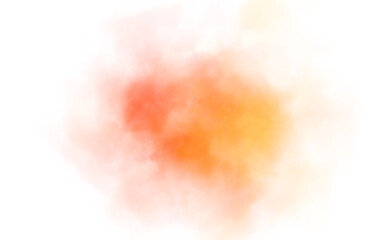 Wall Mural - transparent color smoke explosion effects background graphics. colorful clouds cutout, fog and steam