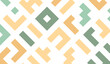 © Priyambudi - Soft and modern seamless geometric pattern design featuring pastel warm tones like peach, light yellow, and sage green. Perfect for background textures, branding, packaging, textile design, digital pr