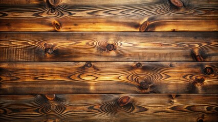 Aufkleber - Richly Textured Dark Brown Wooden Planks Background Ideal for Rustic Designs