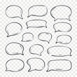 © Anton - Doodle speech bubbles vector icon set