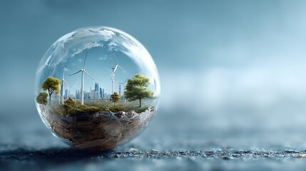 Canvas Print - World environment and earth day concept with colorful eco friendly enviroment