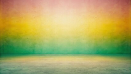 Poster - Abstract Colorful Wall and Floor Background with Gradient Hues Ideal for Presentation, Design, or Artistic Projects