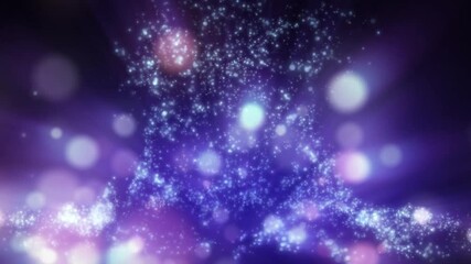 Wall Mural - abstract fantasy background shiny particles dust rays and energy flow loop