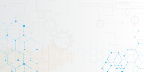  Concept for New Technology Corporate Business & development background. vector illustration