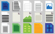 © MAXIMUMIT - Document Management Icon Set: Editable Stroke, File Formats, and Paper Symbols – Vector Collection