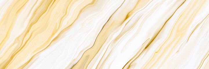 Poster - Marble wall white brown pattern ink swirl yellow green graphic background abstract light elegant grey for floor plan ceramic counter texture tile gray silver background natural for interior decoration