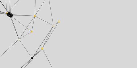 Modern network technology graphic.  Abstract connection, digital data, communication concept.