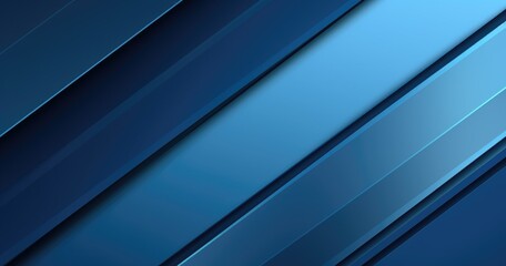 Wall Mural - blue background with diagonal stripes of different shades, each striped in a modern geometric patter