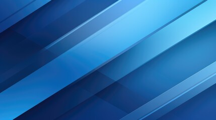 Wall Mural - Blue geometric background with triangles for presentation, banner or poster design. Vector illustration in the style. 