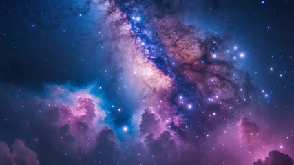 Wall Mural - section of the milky way detailed