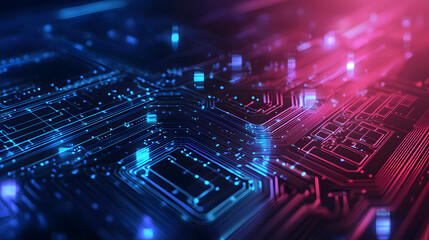 Explore circuit board patterns digital space graphic design high-tech environment close-up view technology background