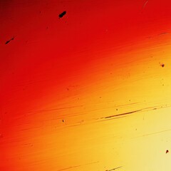 Wall Mural - abstract painting of vibrant warm colors blending in a gradient style with visible brush strokes cre