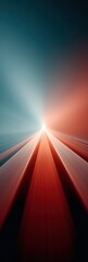Aufkleber - Immersive Digital Flow Cinematic Gradient Perspective Tunnel - Futuristic UI/UX Design Concept for Metaverse Branding and Innovative Visual Communication