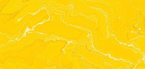 Wall Mural - swirling abstract yellow marble, veined texture , modern, yellow