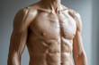© Pixes - A photograph of a human torso displayed in a clinical setting, emphasizing the subtle contours of body fat distribution