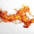 © Last - A long orange flame with a dragon shape