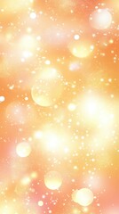Wall Mural - abstract bokeh light background with sparkling glitter effect in warm orange and yellow tones vertic
