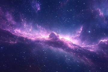 Wall Mural - stunning milky way galaxy background in vibrant anime style showcasing cosmic beauty, gorgeous milky