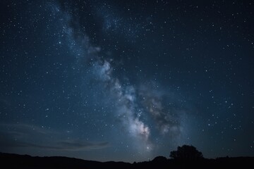 Wall Mural - starry night sky galaxy