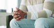 © Azee Jacobs/peopleimages.com - Hands, waiting or man with mistake, anxiety or stress for debt crisis, unemployment or burnout in home. Nervous, personal loan or jobless person with depression, psychological disorder and closeup