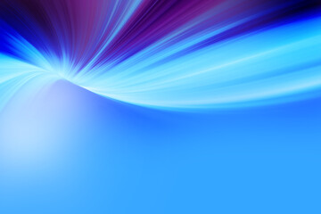 Wall Mural - Modern bright abstract dynamic line wave soft light gradient dark blue purple on blue background design for graphics pattern web illustration technology digital wallpaper template poster banner