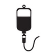 © Neo GT - IV Drip Bag Silhouette Vector for Medical Infusion, Hospital Care and Fluid Therapy Use