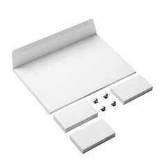 White metal shelf isolated on transparent background for storage and display uses.