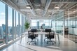 © Michael - Modern Bright White Open Office with Glass Design and Stunning Urban Views