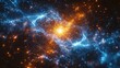 © jarmhan - Abstract energy swirls, cosmic background, digital art, website design