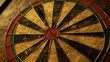 © Phanet - A dart hitting the bullseye on a target board, symbolizing achievement