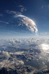 earth in space