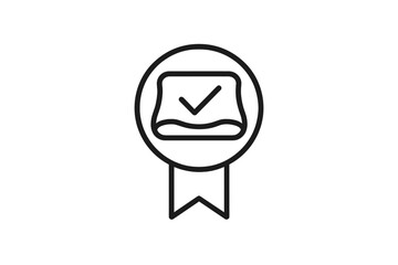Leinwandbilder - Set of web icons featuring various symbols for online communication and interaction, designed for modern digital interfaces
