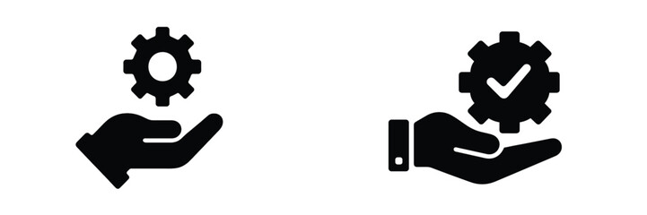 Aufkleber - Web icons representing tools and assistance suitable for digital applications and software interfaces