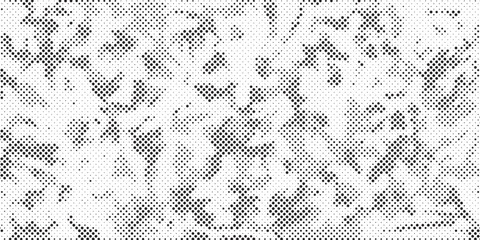 Leinwandbilder - Abstract halftone seamless camouflage pattern. Repeating digital dotted hexagonal camo military texture background. Abstract modern fabric textile ornament. Vector illustration.