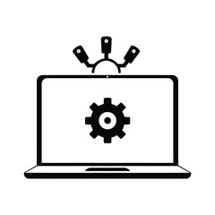 Monitor for Research and Development computer icons