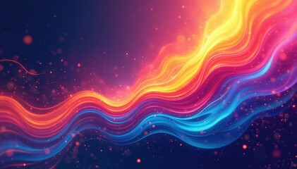 Poster - abstract swirling motion blur, vibrant colors, dynamic energy, artistic background , spin, blur