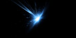 © Digital GFX - Kraftvolle sternförmige Explosion mit extrem hellem gelben Lichtschweif – spektakulärer Effekt mit dynamischer maximaler Energie, Technologie, Wissenschaft, Forschung, Industrie