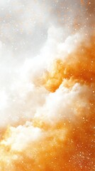 Wall Mural - abstract sky with clouds and golden light vertical shot artistic background texture design