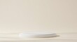 © Ali Aszani - Blank white round podium for product photography