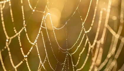 Captivating spider web display natural setting close-up photography early morning light macro view nature's beauty
